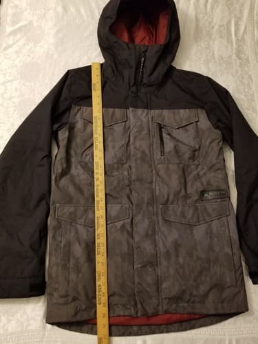 Burton Men's S MB Covert Shell JK Jacket Cloud Shadows Ski/Snowboard Gray - Thumbnail 11