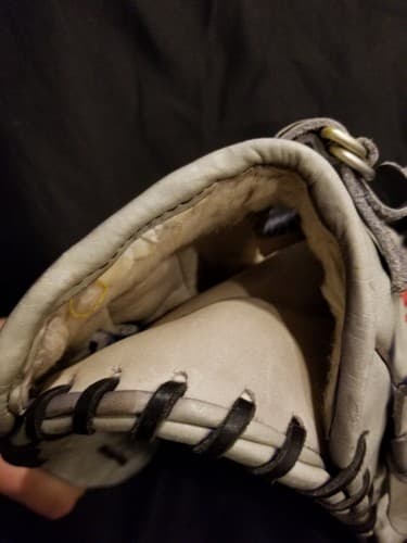 RARE FILA Leather P120 12” Patina Blue Fade Baseball Softball Glove Left Hand - Thumbnail 7