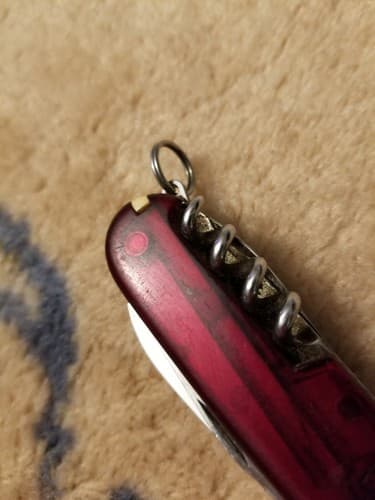 Victorinox Swiss Army Knife Multi Tool Economy Red Translucent! 7 Pc Wine Opener - Thumbnail 20