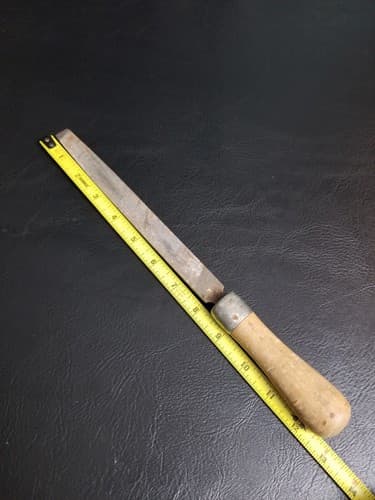 Vintage Nicholson 08560 Mill Smooth Hand File 8" - Made In USA Wood Handle - Thumbnail 10
