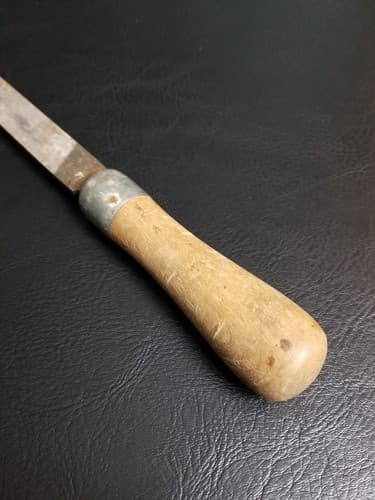 Vintage Nicholson 08560 Mill Smooth Hand File 8" - Made In USA Wood Handle - Thumbnail 7