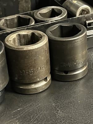 Mixed Large Socket Lot 11 pcs 2″ - 1” USA Pittsburgh Case CR-V Proto Matco Set - Thumbnail 4