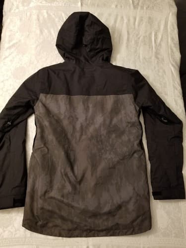 Burton Men's S MB Covert Shell JK Jacket Cloud Shadows Ski/Snowboard Gray - Thumbnail 2