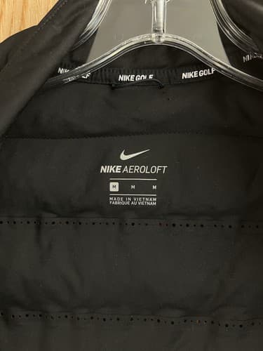 Nike Womens M Aeroloft Therma Golf Vest Black Full Zip Gilet Running 930236-010 - Thumbnail 4