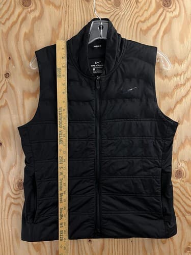 Nike Womens M Aeroloft Therma Golf Vest Black Full Zip Gilet Running 930236-010 - Thumbnail 10