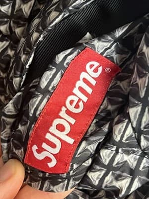Supreme x The North Face Studded Nuptse Vest Mens M Black Puffer Hoody Jacket - Thumbnail 18