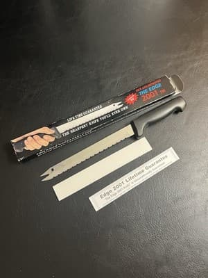 The Edge 2001 All Purpose Serrated Utility Knife 8" Blade Carve &Serve BRAND NEW - Image 1