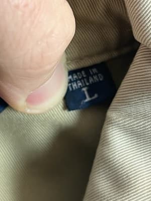 VTG Polo Ralph Lauren Harrington Jacket Mens L Unlined Bomber Canvas USA 1990s - Thumbnail 5