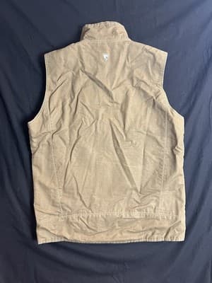 KUHL Burr Vest Mens L Brown Full Zip Outdoor Hiking Pockets 1042 Patina Dye - Thumbnail 13