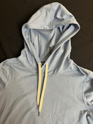 Vuori Halo Essential Hoodie Womens S Blue Dream Knit Pullover VW226 - Thumbnail 2