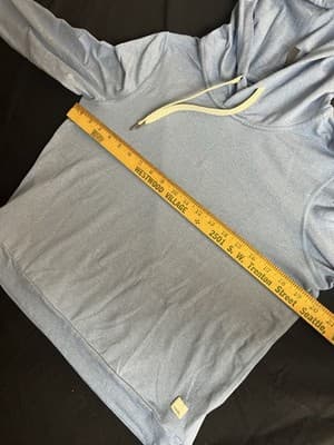 Vuori Halo Essential Hoodie Womens S Blue Dream Knit Pullover VW226 - Thumbnail 6