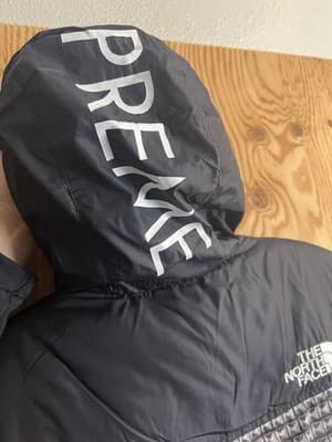 Supreme x The North Face Studded Nuptse Vest Mens M Black Puffer Hoody Jacket - Thumbnail 8
