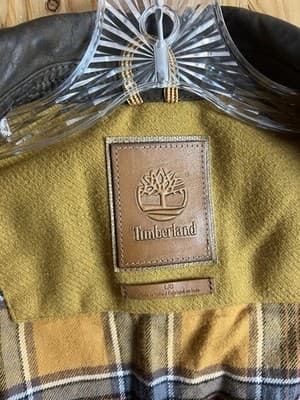 RARE Timberland Mount Davis Mixed-Media Leather/ Waxed Canvas Chore Coat Jacket - Thumbnail 10