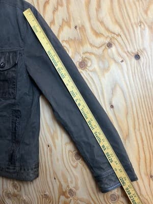 RARE Timberland Mount Davis Mixed-Media Leather/ Waxed Canvas Chore Coat Jacket - Thumbnail 20