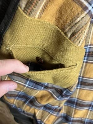 RARE Timberland Mount Davis Mixed-Media Leather/ Waxed Canvas Chore Coat Jacket - Thumbnail 15