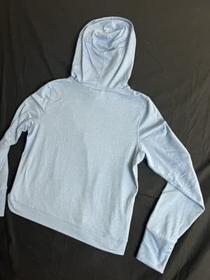 Vuori Halo Essential Hoodie Womens S Blue Dream Knit Pullover VW226 - Thumbnail 11
