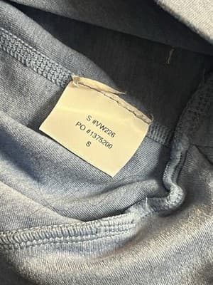 Vuori Halo Essential Hoodie Womens S Blue Dream Knit Pullover VW226 - Thumbnail 9