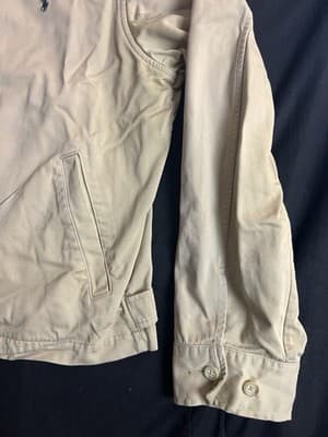 VTG Polo Ralph Lauren Harrington Jacket Mens L Unlined Bomber Canvas USA 1990s - Thumbnail 7