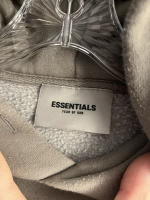 Fear of God Essentials Exclusive Hoodie Tan Brown Mens XXS Sweatshirt Oversized - Thumbnail 4