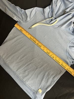 Vuori Halo Essential Hoodie Womens S Blue Dream Knit Pullover VW226 - Thumbnail 5