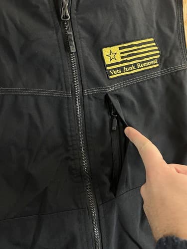 VGUC Grundens Ballast Insulated Vest Black Mens L Fishing Work Vets Junk Removal - Thumbnail 6