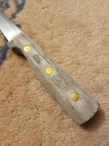 Vtg. Chicago Cutlery 61S 6" Boning American Wood Handle Knife Full Tang - Thumbnail 2