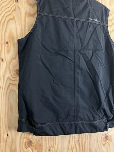 VGUC Grundens Ballast Insulated Vest Black Mens L Fishing Work Vets Junk Removal - Thumbnail 11