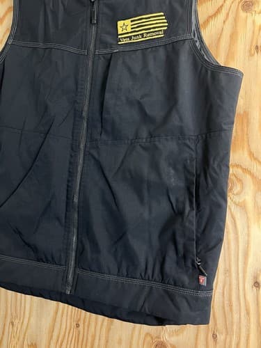 VGUC Grundens Ballast Insulated Vest Black Mens L Fishing Work Vets Junk Removal - Thumbnail 3