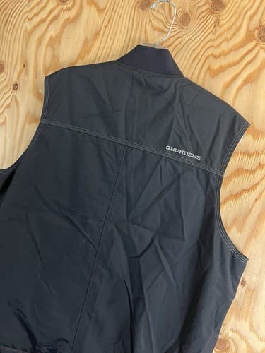 VGUC Grundens Ballast Insulated Vest Black Mens L Fishing Work Vets Junk Removal - Thumbnail 12