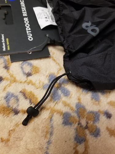 NWT Outdoor Research Helium Gaiters Mens S Black Lightweight Waterproof Pertex - Thumbnail 12