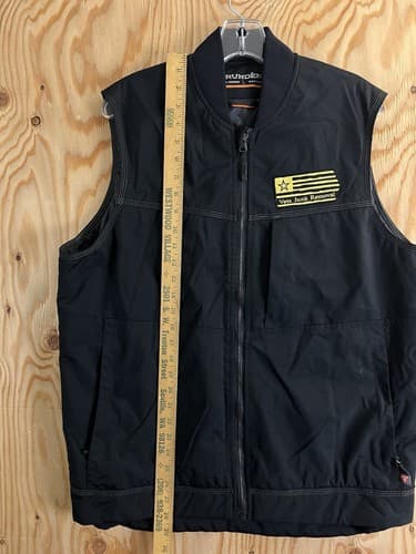 VGUC Grundens Ballast Insulated Vest Black Mens L Fishing Work Vets Junk Removal - Thumbnail 13