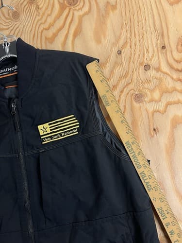 VGUC Grundens Ballast Insulated Vest Black Mens L Fishing Work Vets Junk Removal - Thumbnail 15