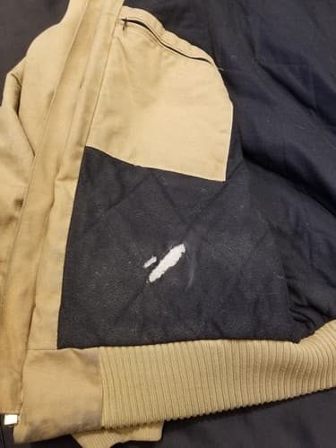 Carhartt Santa Fe Jacket Quilt Lined Mens J14 CML Brown Bomber Coat 2XL Tall XXL - Thumbnail 4