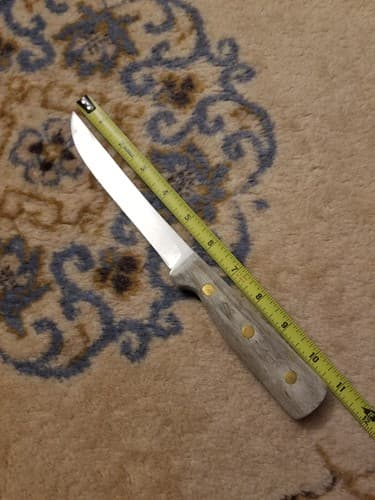 Vtg. Chicago Cutlery 61S 6" Boning American Wood Handle Knife Full Tang - Thumbnail 9