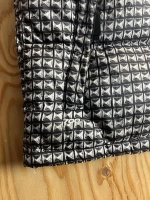 Supreme x The North Face Studded Nuptse Vest Mens M Black Puffer Hoody Jacket - Thumbnail 4