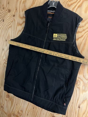 VGUC Grundens Ballast Insulated Vest Black Mens L Fishing Work Vets Junk Removal - Thumbnail 14