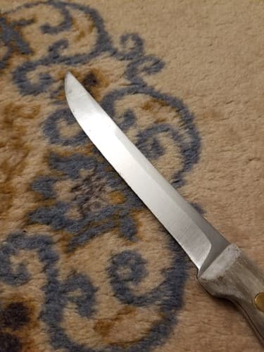 Vtg. Chicago Cutlery 61S 6" Boning American Wood Handle Knife Full Tang - Thumbnail 3