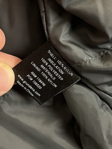 VGUC Grundens Ballast Insulated Vest Black Mens L Fishing Work Vets Junk Removal - Thumbnail 9