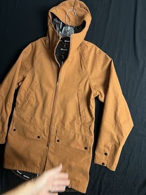 Baro Jacket Mens S The Brockton 3L Sienna Waterproof Drywear Rain Gorp Parka - Thumbnail 3