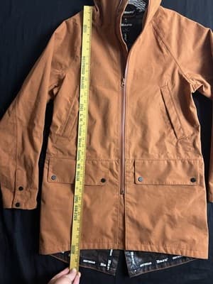 Baro Jacket Mens S The Brockton 3L Sienna Waterproof Drywear Rain Gorp Parka - Thumbnail 4