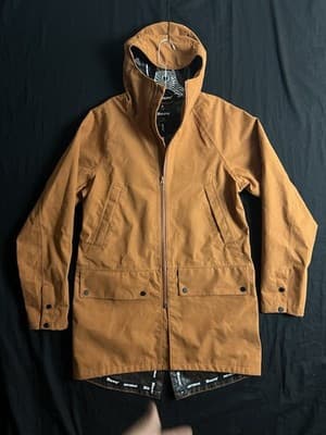 Baro Jacket Mens S The Brockton 3L Sienna Waterproof Drywear Rain Gorp Parka - Thumbnail 2