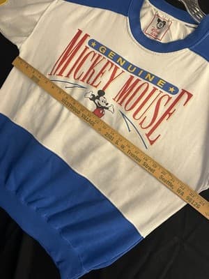 VTG Disney Wear Genuine Mickey Mouse Sports Crewneck Korea Mens L Sweatshirt - Thumbnail 6