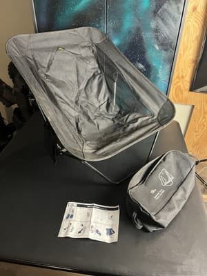 iClimb Low Ultralight Compact Camping Chair w/ Side Pocket and Carry Bag /IC606 - Image 1