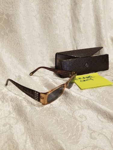 Tiffany & Co. Jeweled Eyeglasses Sunglasses FRAMES 49-15 130 Brown 2002-B 8026 - Image 1