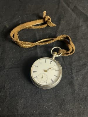 VTG Swiss Billodes Zenith Pocket Watch .800 Silver 15 Rubis Antique 1889 Expo - Image 1