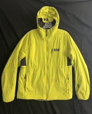 Helly Hansen Mens M Odin Lightweight Stretch Hooded Insulator 2.0 Bright Moss - Image 1