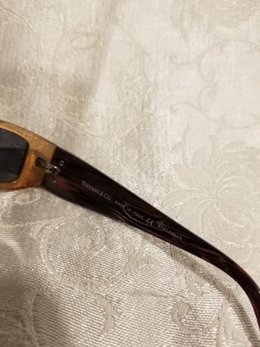 Tiffany & Co. Jeweled Eyeglasses Sunglasses FRAMES 49-15 130 Brown 2002-B 8026 - Thumbnail 8