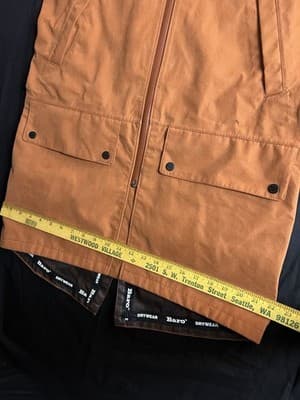 Baro Jacket Mens S The Brockton 3L Sienna Waterproof Drywear Rain Gorp Parka - Thumbnail 6