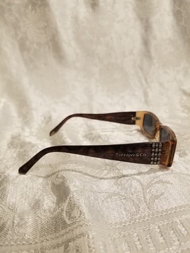 Tiffany & Co. Jeweled Eyeglasses Sunglasses FRAMES 49-15 130 Brown 2002-B 8026 - Thumbnail 3