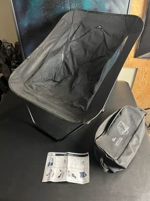 iClimb Low Ultralight Compact Camping Chair w/ Side Pocket and Carry Bag /IC606 - Thumbnail 8